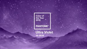 Cor do ano ultra violet Pantone