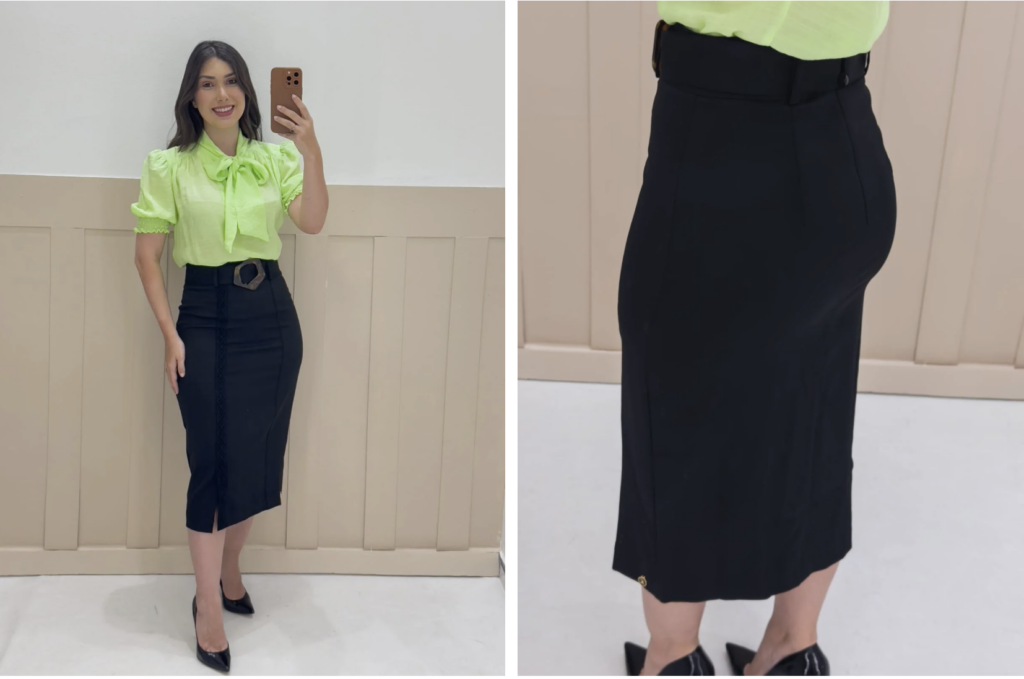 Saia Lápis Kauly - by Sophi moda evangélica